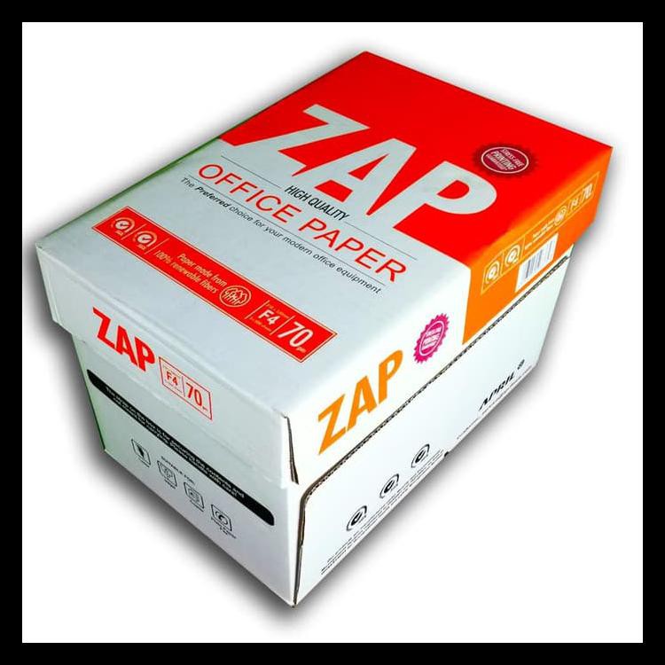 

Kertas Hvs Folio F4 70Gr Zap Fotokopi Fotocopy Print Photocopy Paper Cuci Gudang