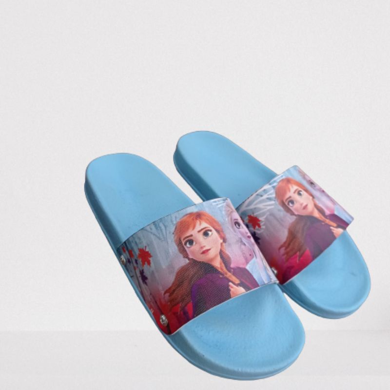 sandal anak wanita motif kartun frozen 26-35