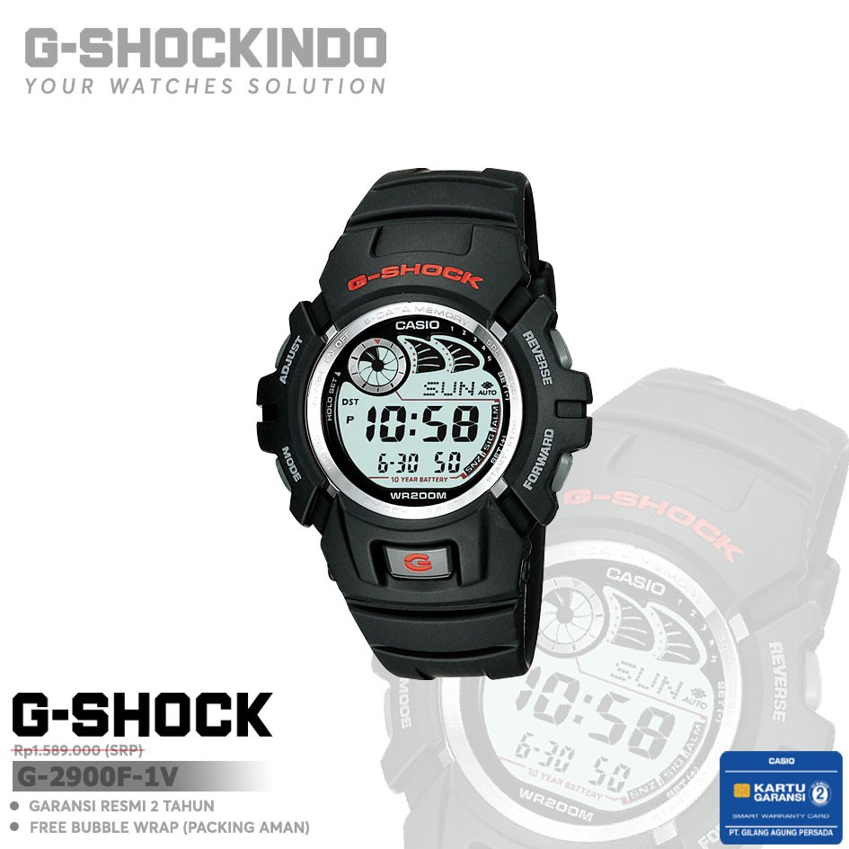 Casio G-Shock G-2900F-1V / G-2900F-1VDR Original