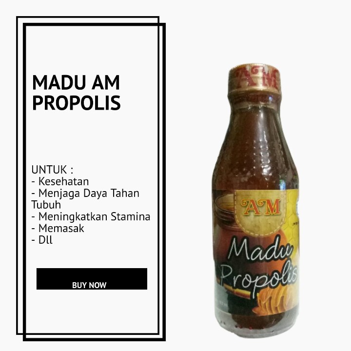 

MADU AM ASLI MADU KESEHATAN MADU AM PROPOLIS 150ML MADU UNTUK MASAK