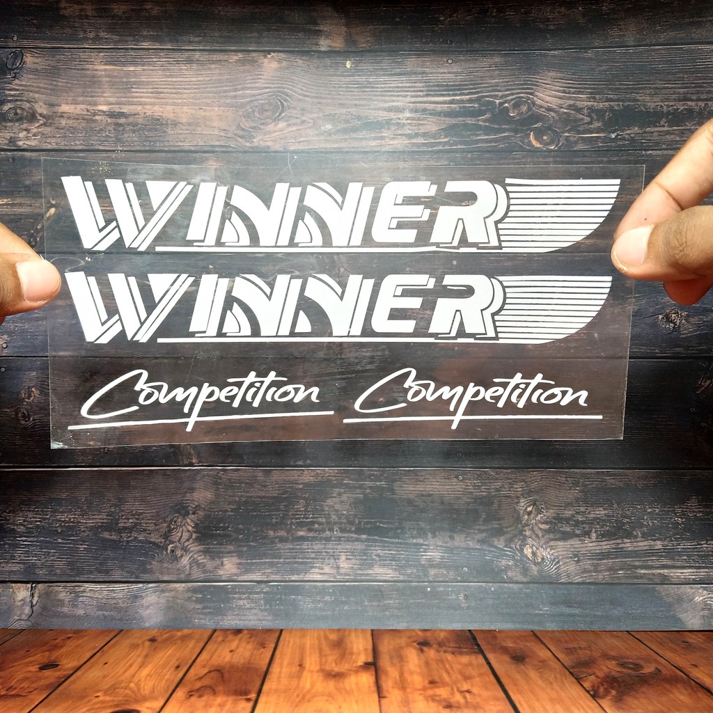 Cutting Stiker Winner Variasi Sepeda Sticker Frame Aksesoris Body Style Lipat Keren Decal Striping Bike Road Fixie Mtb Balap Timbul Universal Murah Reflective Nyala Tahan Air Bodi Hologram Batang Gunung Anak Sepedah Kustom Modif