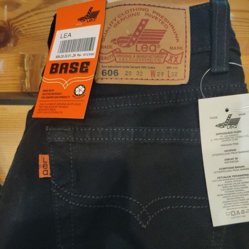 LEA JEANS NEW ARRIVAL 606 BLACK