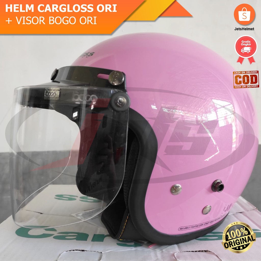 Helm CARGLOSS Original + Visor BOGO Original