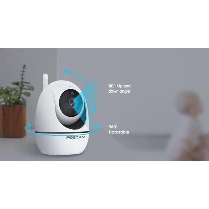 Baby Monitor Wireless Foscam 2Mp Layar 5" Monitor Bayi Praktis Garansi