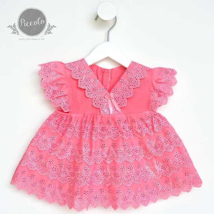 

Terlaris Newborn Baby Dress Baju Anak Bayi Perempuan Katun Akikah Aqiqah NC02P OJP045