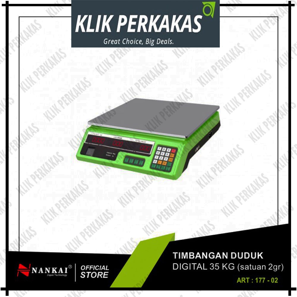 nankai timbangan dikgital 35kg / 40kg timbangan buah / timbangan sayur / timbangan laundry