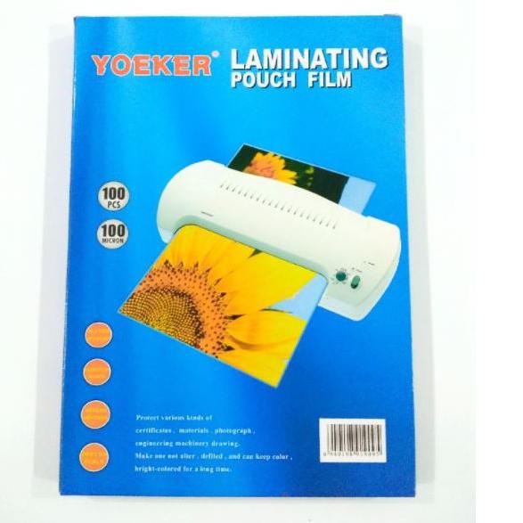 

Terbaik! PLASTIK LAMINATING PAPER A4 JOYKO 100 MICRON