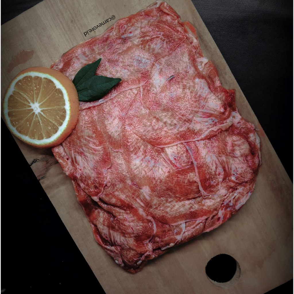 

AUS Sliced Tongue/Gyutan 250gr