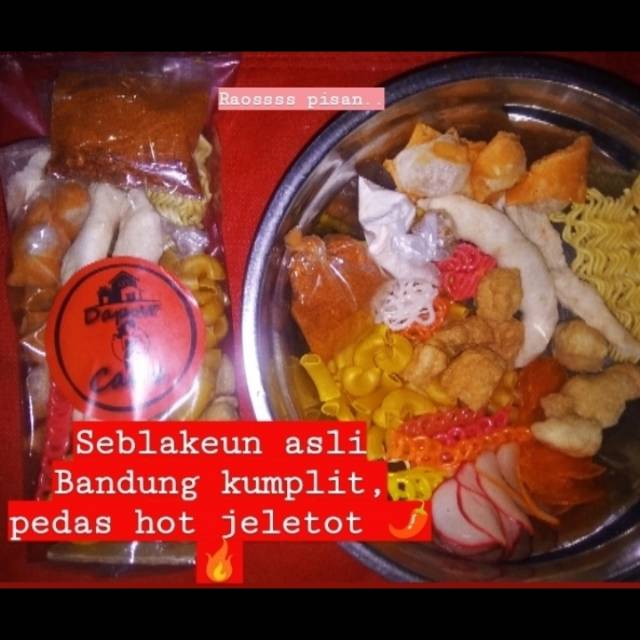

Seblak instan asli Bandung , pedas amucuy Raos pisan