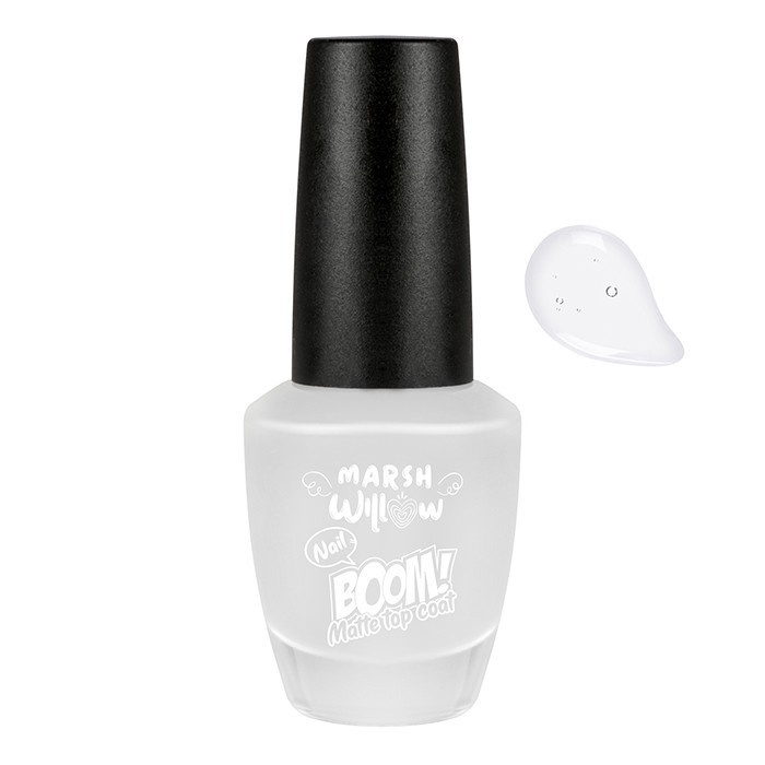 MARSHWILLOW NAIL BOOM MATTE TOP COAT 15ML