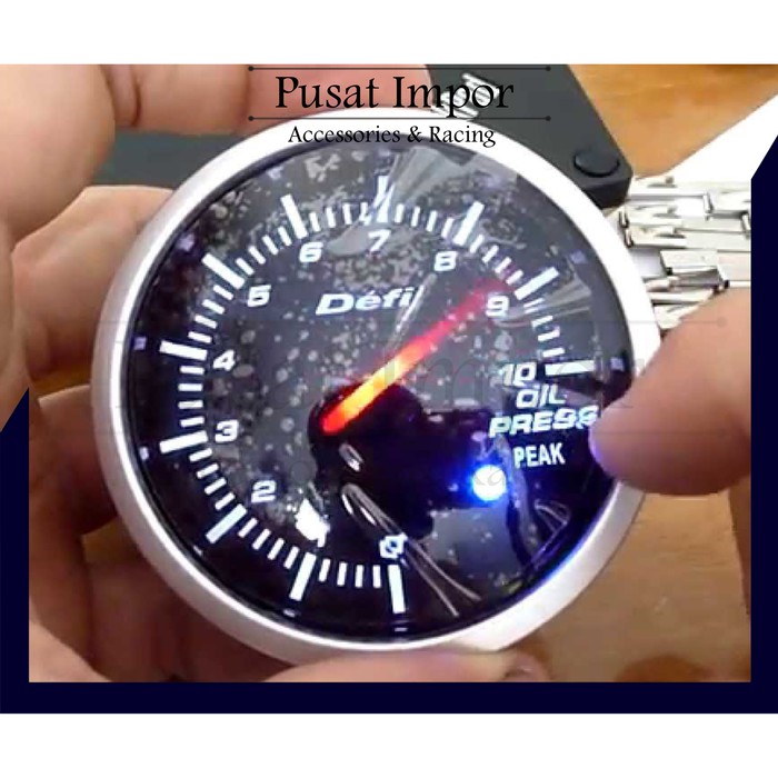 INDIKATOR DEFI BF GAUGE OIL PRESSURE UNIVERSAL DENGAN SENSOR