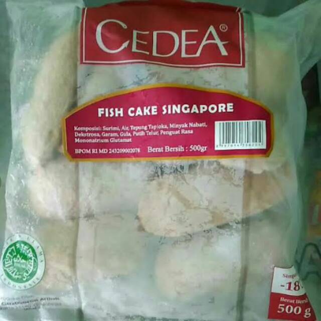 

cedea fish cake singapore 500 gr