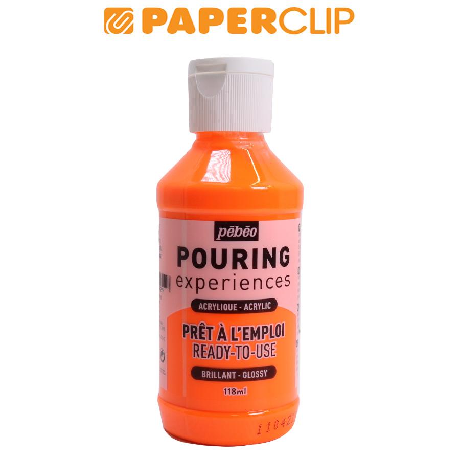 

CAT ACRYLIC PEBEO POURING EXPERIENCE FLUORESCENT ORANGE 524629 118ML