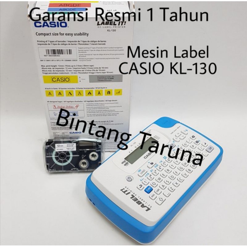 Mesin Label Printer Casio KL-130 Label IT CASIO KL-130 KL 130