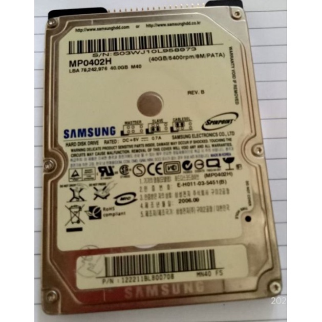 Hardisk mesin fotocopy Canon IR 5000/5075/6570/4570/30/32/3300