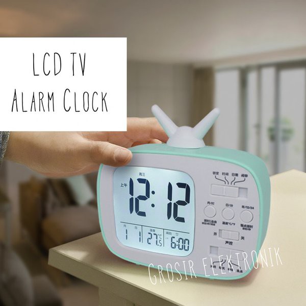 Jam Meja Digital Weker Keren Smart Alarm Clock Souvenir GH-180