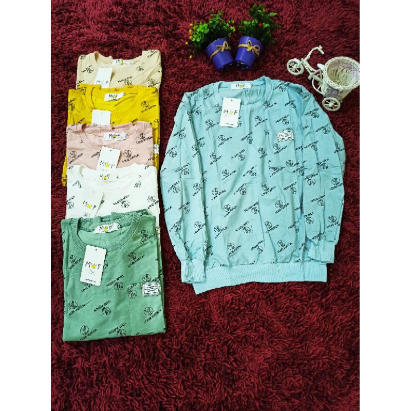 [Import] Kaos Lengan Panjang LV by M&F XL