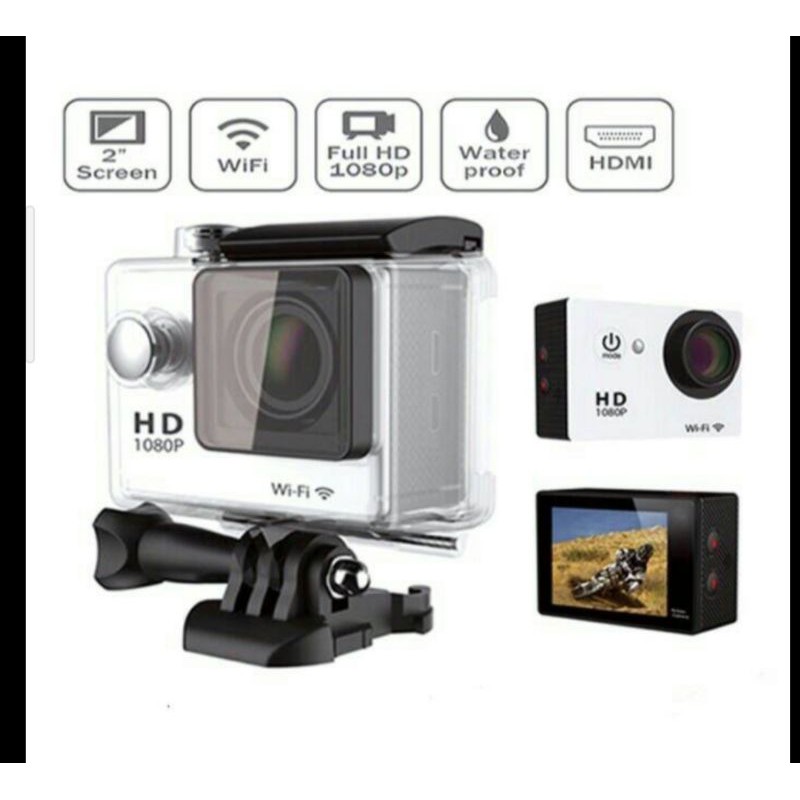 Kamera Sport Cam WiFi 2 layar LCD Camera ultra HD + remote