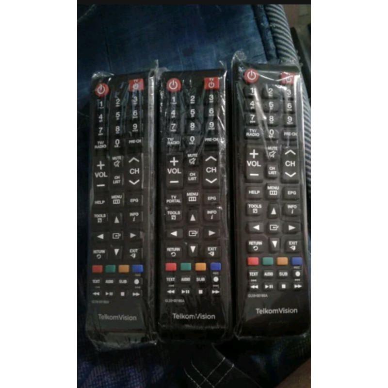 REMOTE REMOT RECEIVER PARABOLA TELKOMVISION TRANSVISION SAMSUNG ORIGINAL ASLI