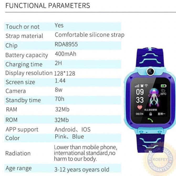 Jam Tangan Anak Smartwatch / Jam Tangan Anak Smartphone A2763