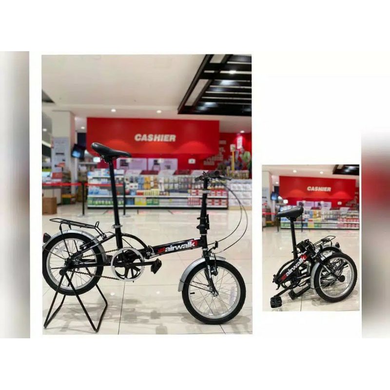 ACE AIRWALK SEPEDA LIPAT 16 INCI 1 SPEED/FOLDING BIKE/ FDB AIRWALK JEDI 16 INCI/SEPEDA LIPAT MURAH