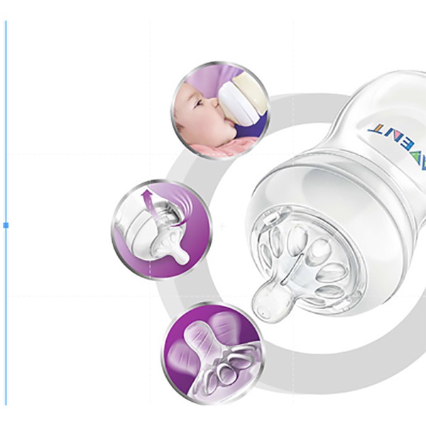 Dot bayi botol susu Wide Neck avent dot Aliran cepat Pentil dot silikon standar anak NZ