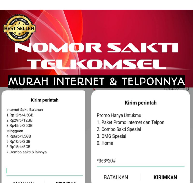 Obral Nomor cantik simpati sakti combo sakti simpati nomor cantik seri tripel doubel