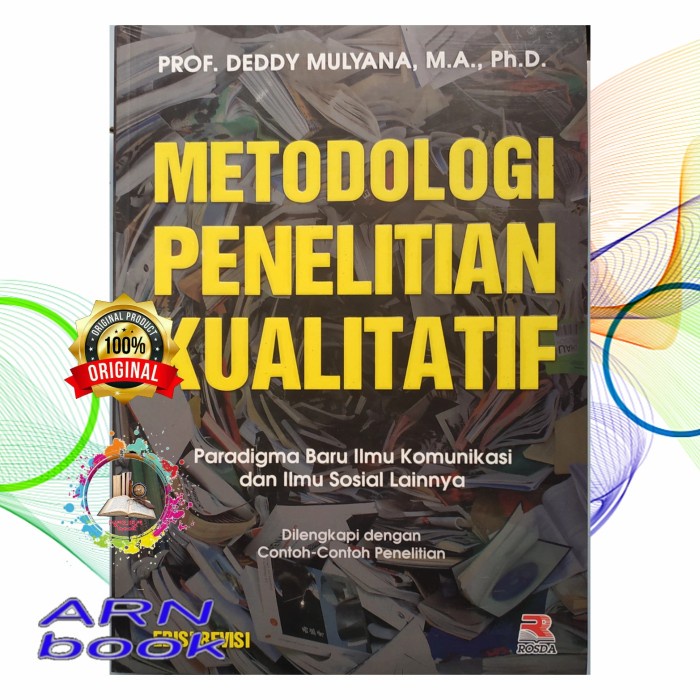 

PROMO!!! METODOLOGI PENELITIAN KUALITATIF PARADIGMA BARU ILMU KOMUNIKASI TERLARIS