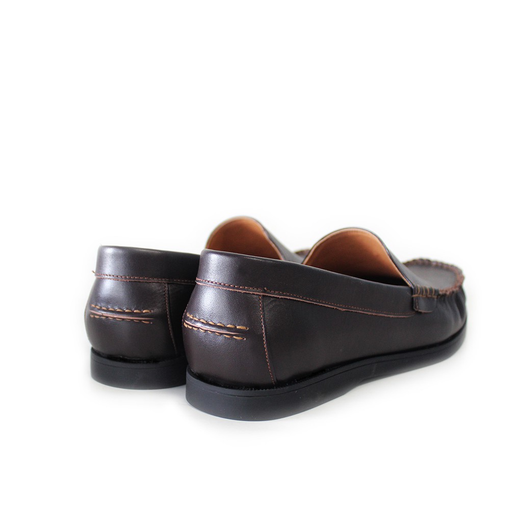 601 - Winshor - Alister Dark Brown - Sepatu Casual Slip on