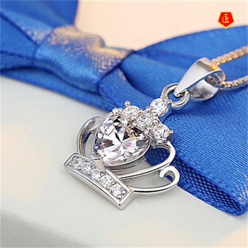 [Ready Stock]Queen Crown Pendant Korean Fashion Special-Interest Design