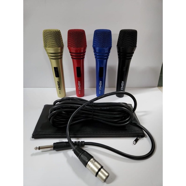 MIC KABEL ASHLY I300 MICROPHONE VOCAL PROFESIONAL BAHAN METAL