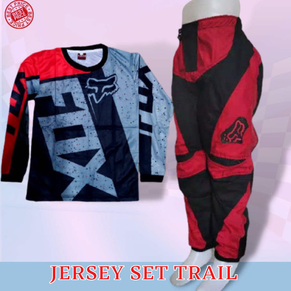 JERSEY BAJU TRAIL ANAK Paket baju trail cross anak/ Set Setelan trail Jersey/ Set trail motocross an