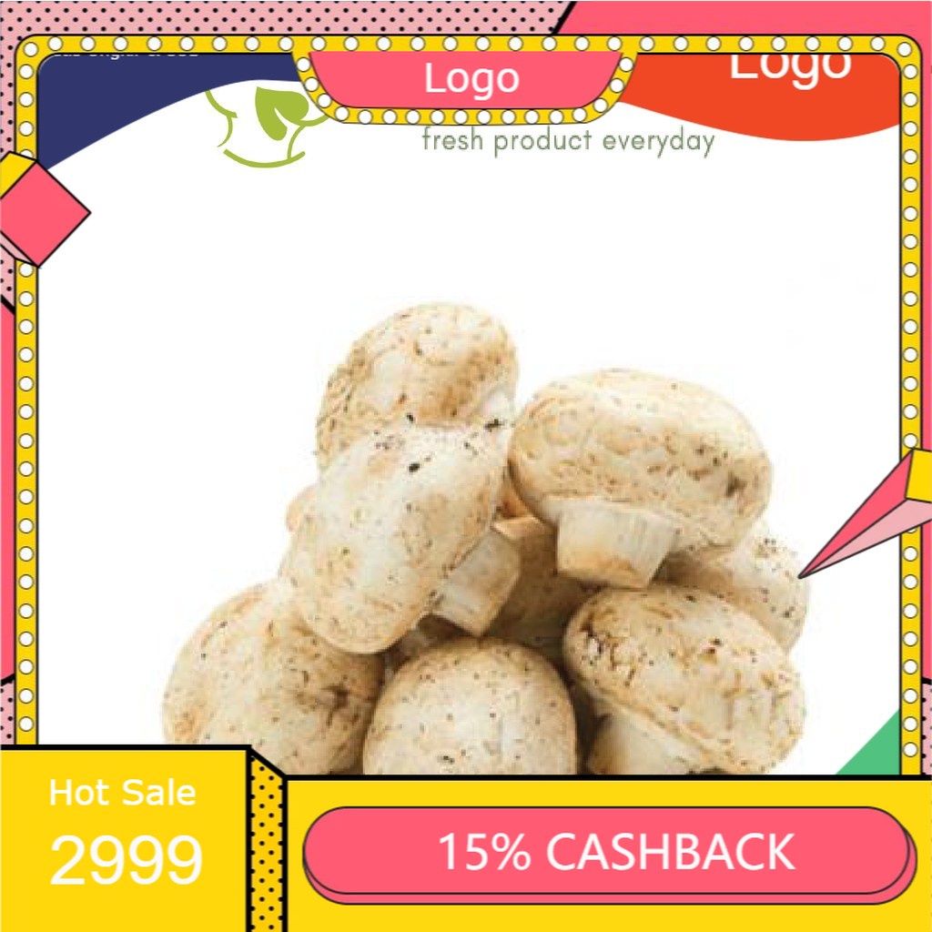 

Jamur Kancing / Champignon 500 gram - 1 kg Surabaya