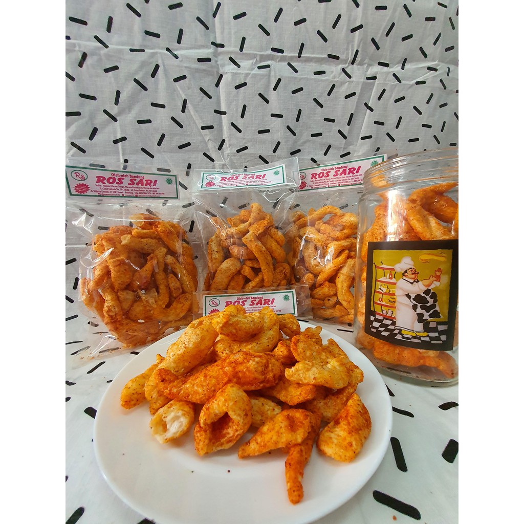 Batagor Goreng Kering Pedas 150Gr Oleh Oleh Bandung