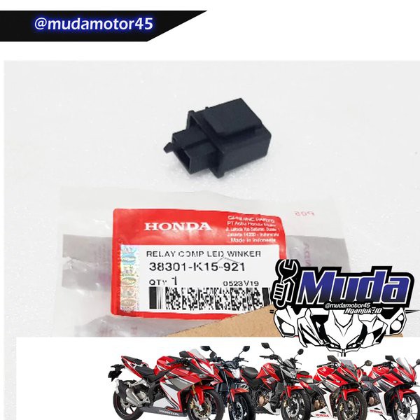 FLASHER SEIN LED CBR250RR CB150R CB150X CBR150R VARIO 125 ADV 150 160 RELAY COMP LED WINKER 38301-K1