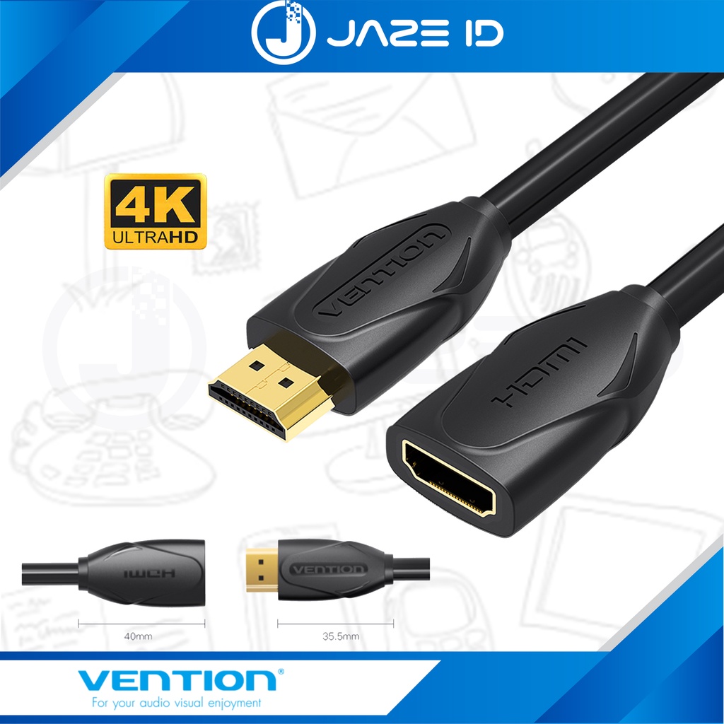 Vention Kabel HDMI Male to HDMI Female Cable Extension 2m 3m 5m