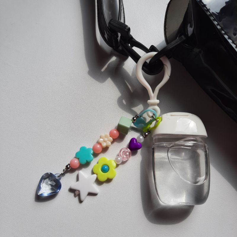 (PART 1) HAND SANITIZER CHARM HOLDER | BOTOL FLIPTOP 40ml GANTUNG DENGAN STRAP PLUS CUSTOM NAME