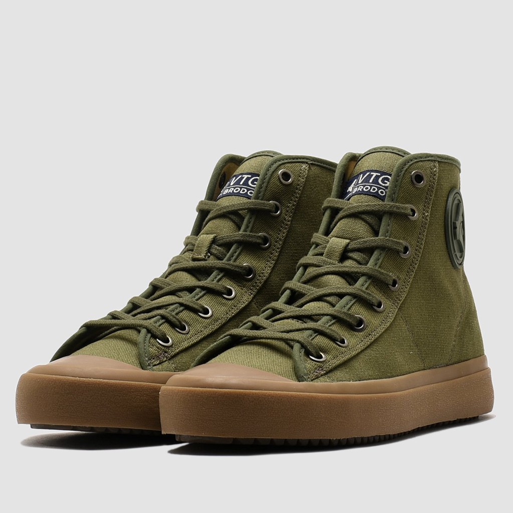 Sepatu Brodo Vantage V2 Gum [Natural White Gum/Olive Gum]-4