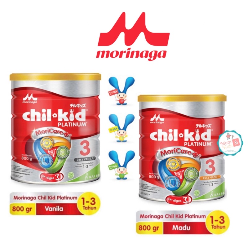 Chilkid Platinum Vanila Madu 800 gr | Morinaga Chil Kid Platinum (1-3 Tahun) 800gr