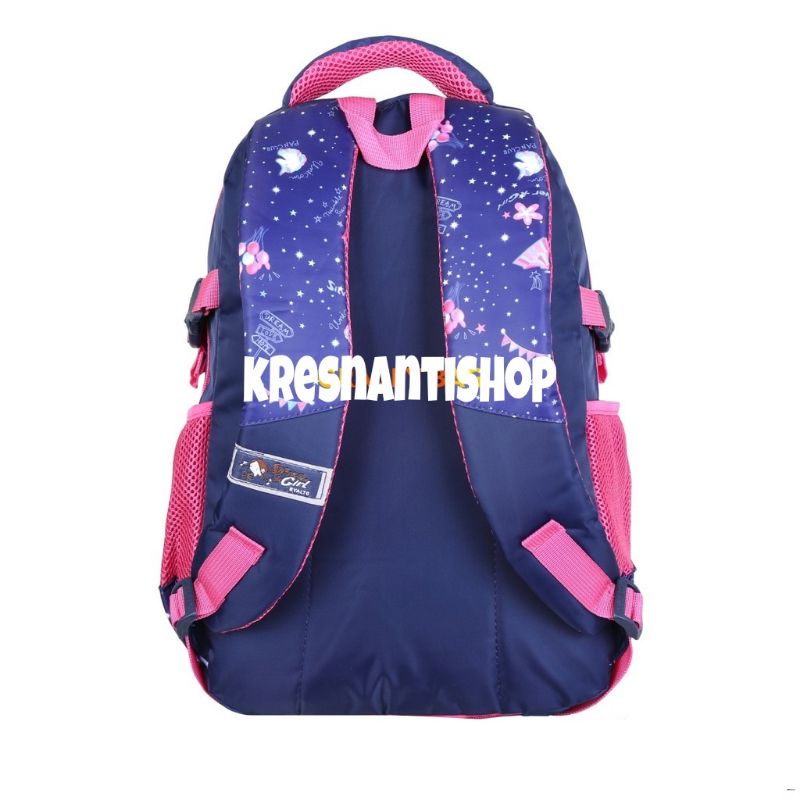 tas ransel sekolah anak perempuan import silvergirl