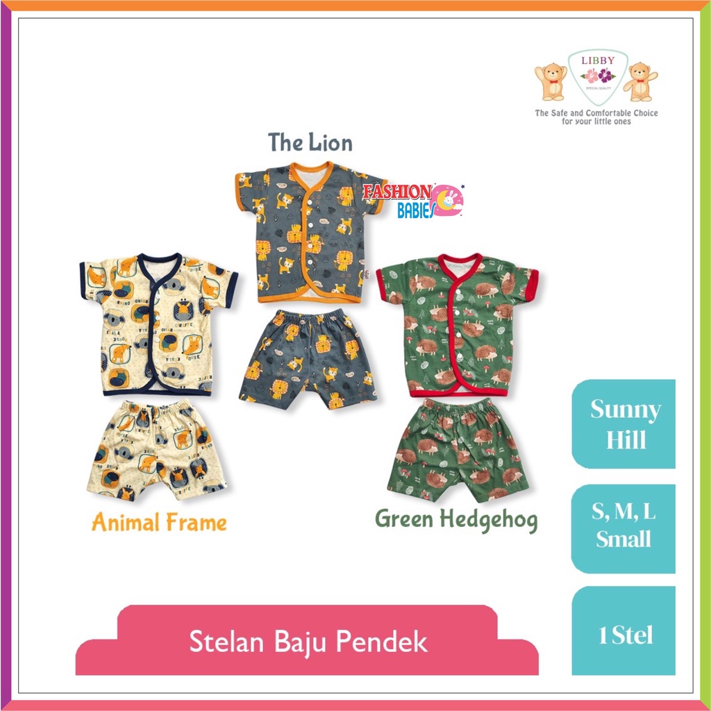 LIBBY PRINT MOTIF TERBARU SUNNY HILL | SETELAN PENDEK | SETELAN PANJANG LIBBY BABY S M L ❤ Fashionbabies ❤