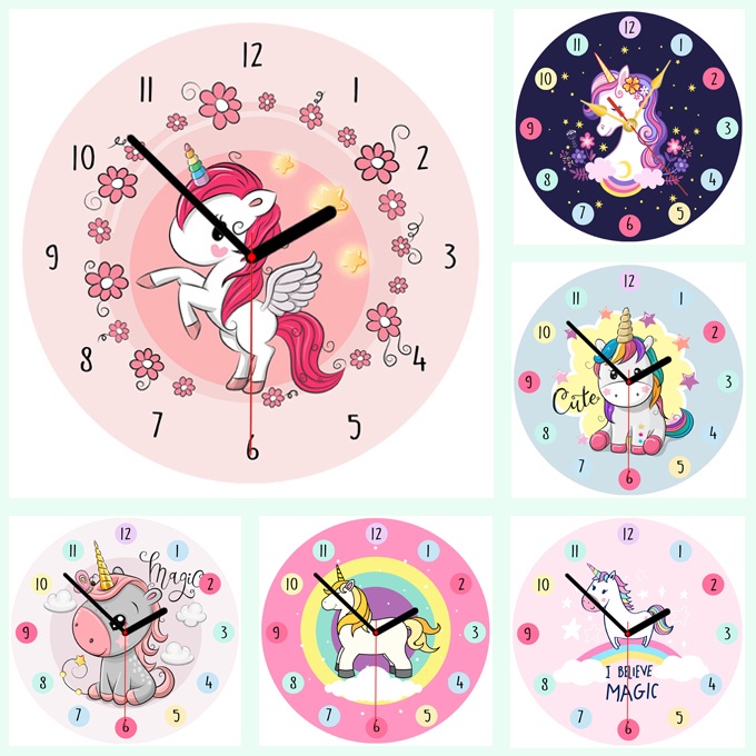 Jam Dinding Unicorn Karakter Kuda Poni My Little Pony