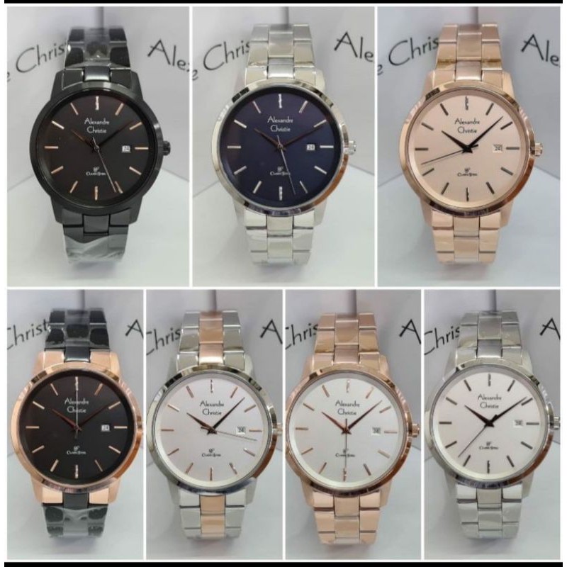Jam Tangan Pria Original Alexandre Christie AC-8645MD/8645
