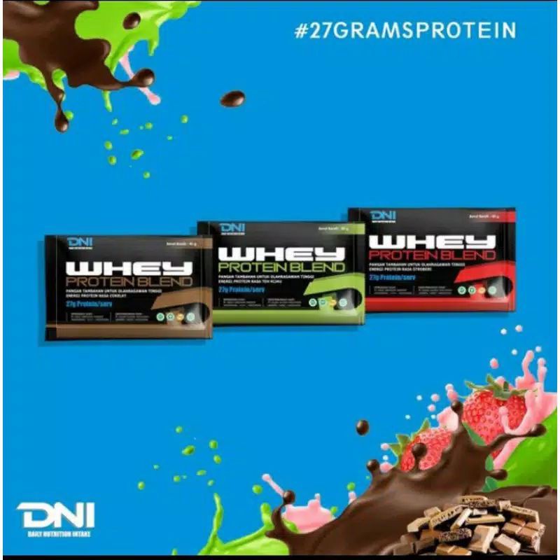 DNI Whey Protein Blend 1box 15 sachet 15sachet