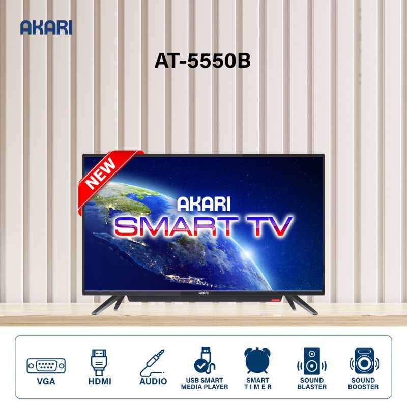 akari smart tv full HD 50&quot; ATT5550b