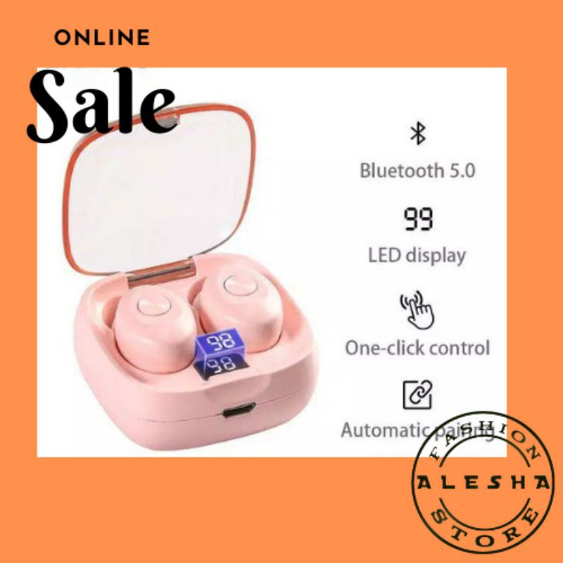 Headset Bluetooth 5.0 GROTIC XG12 Earphone Mini Stereo Wireless