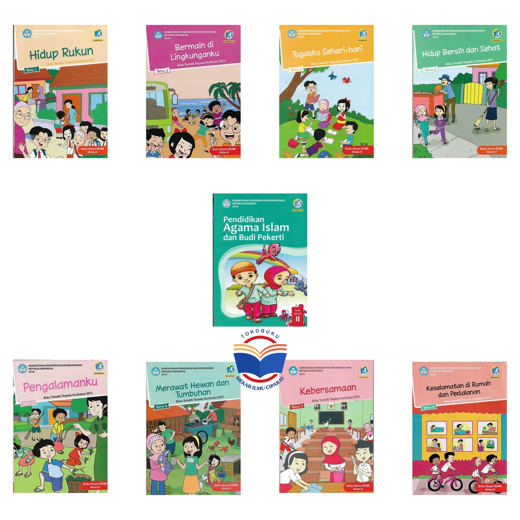 

BUKU TEMATIK SISWA SD/MI KELAS 2 TEMA 1, 2, 3, 4, 5, 6, 7, 8, & PAIBP