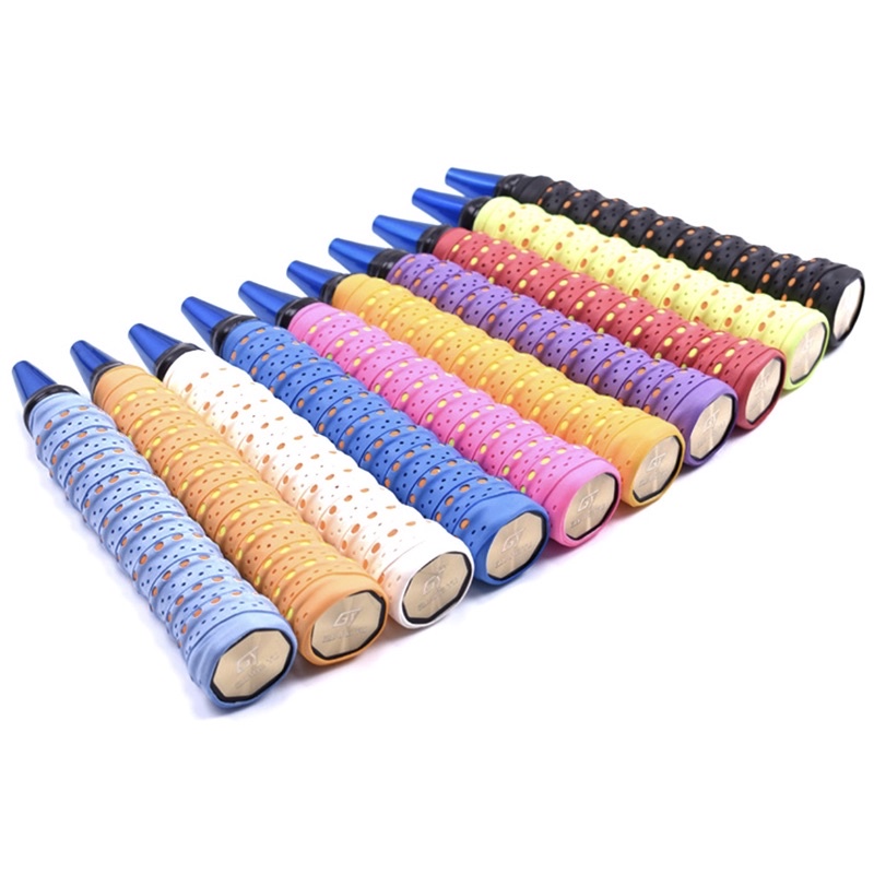 Grip Raket Badminton Bintik Dua Warna Tulang IMPORT GuangYu