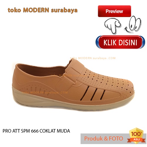 PRO ATT SPM 666 sepatu pria casual slip on karet