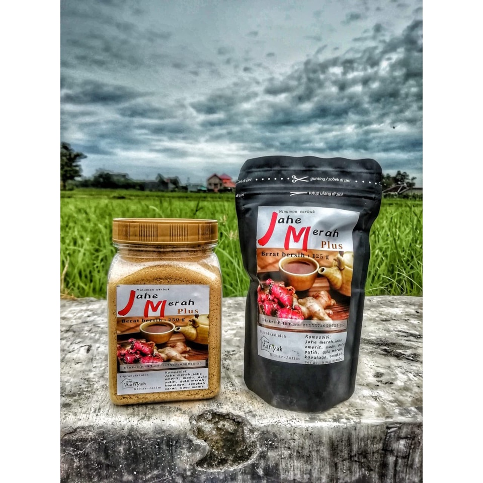 

Jahe Merah Plus instan-125 gram dan 250 gram
